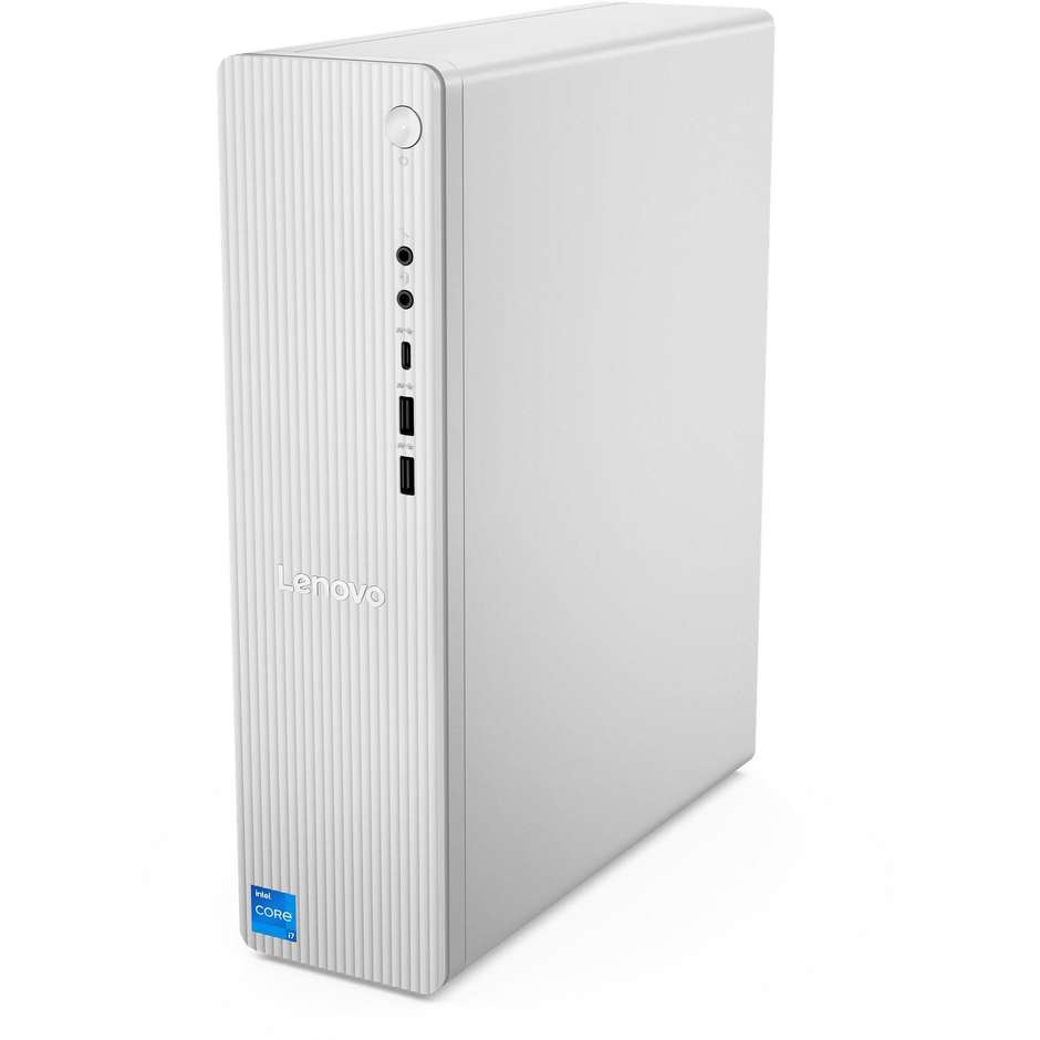 Lenovo IdeaCentre Tower 14IRH8 PC Desktop Intel Core i5-13420H RAM 16 GB SSD 512 GB Windows 11 Home Grigio (90XW004QIX)