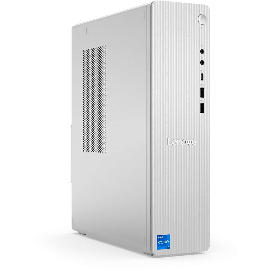 Lenovo IdeaCentre Tower 14IRH8 PC Desktop Intel Core i5-13420H RAM 16 GB SSD 512 GB Windows 11 Home Grigio (90XW004QIX)