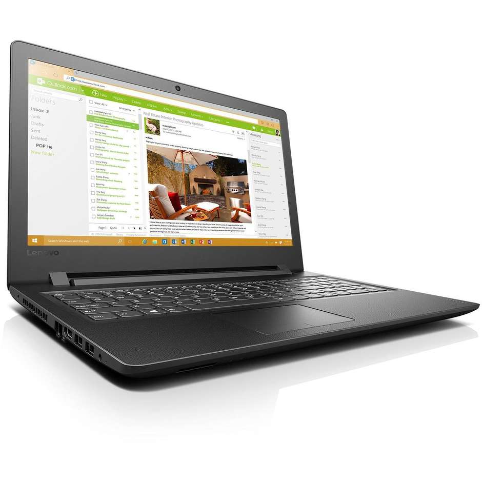 Lenovo Ideapad 110-15isk colore Nero Notebook Windows 10 Home