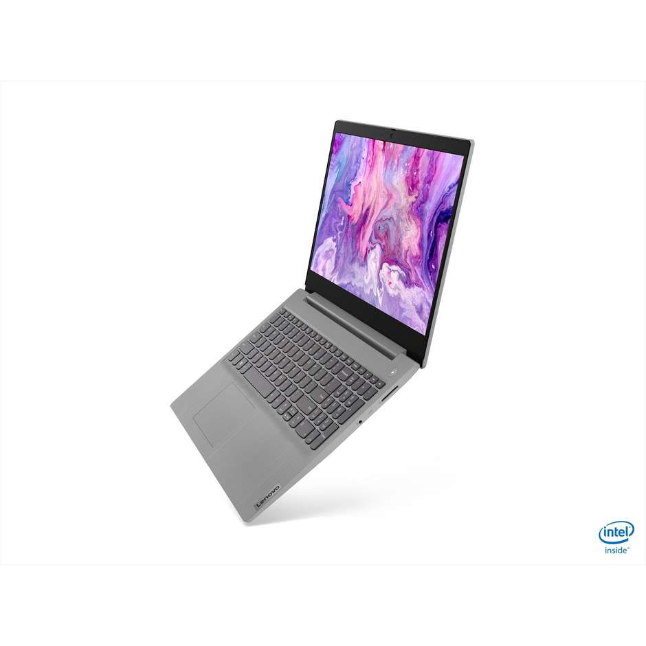 Lenovo Ideapad 3 Notebook 15,6'' Full HD Intel Celeron Ram 4 Gb SSD 128 Gb Windows 10 Home colore grigio