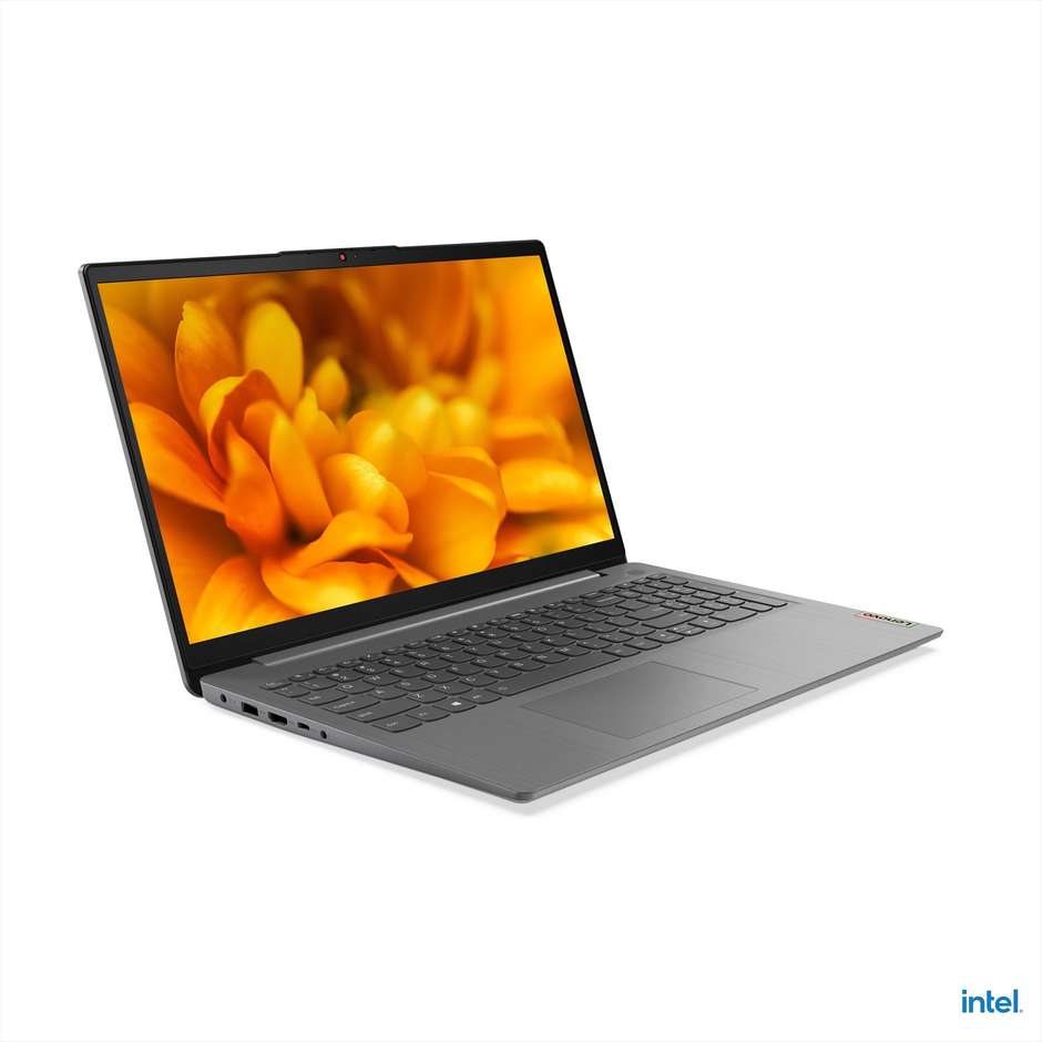 Lenovo IdeaPad 3 Notebook 15,6" Full HD Intel Core  i3-11 Ram 8 Gb SSD 256 Gb Windows 11 Home colore grigio