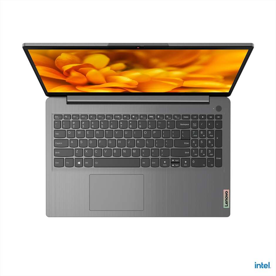 Lenovo IdeaPad 3 Notebook 15,6" Full HD Intel Core  i3-11 Ram 8 Gb SSD 256 Gb Windows 11 Home colore grigio