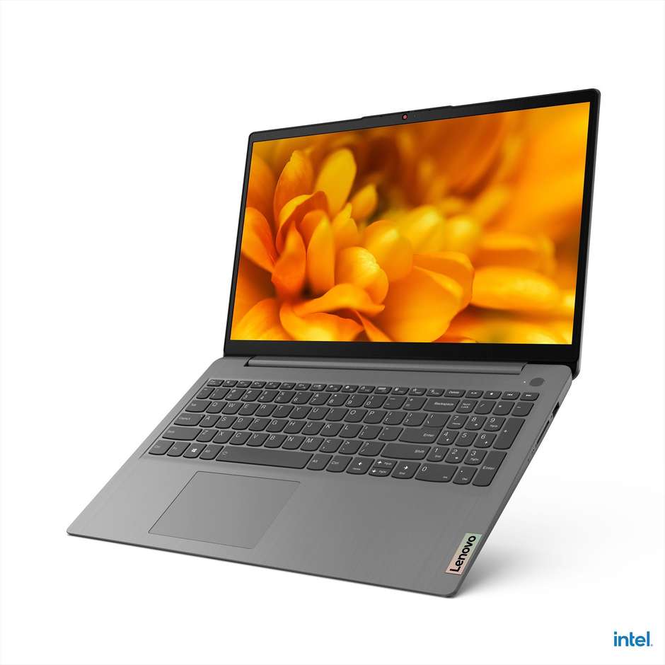 Lenovo IdeaPad 3 Notebook 15,6" Full HD Intel Core  i3-11 Ram 8 Gb SSD 256 Gb Windows 11 Home colore grigio