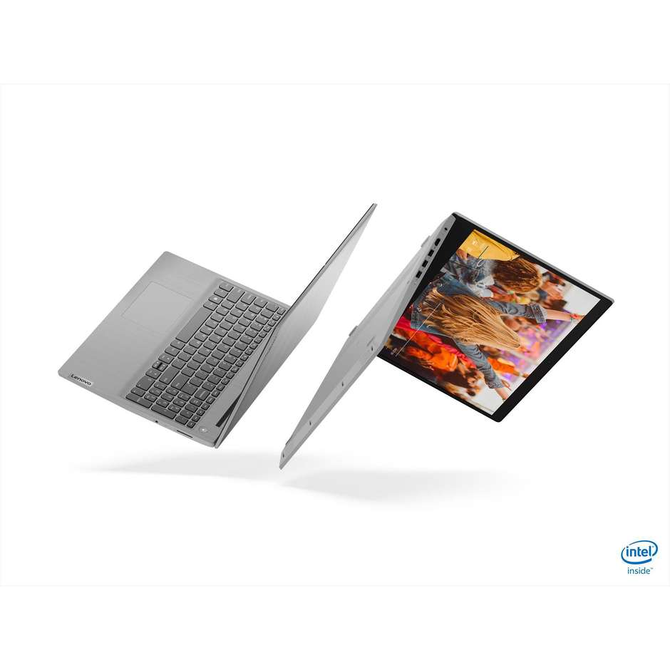 Lenovo IdeaPad 3 Notebook 15,6" Full Hd Intel Core i5-10210U Ram 8 Gb SSD 256 Gb Windows 11 Home Colore Grigio Platino