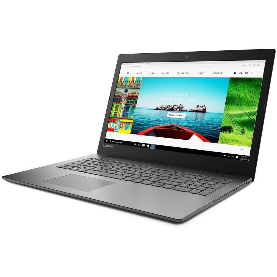 Lenovo Ideapad 320- 15AST Notebook 15,6" Ram 8GB  SSD 256GB Windows 10 colore Nero,Grigio 80XV00VWIX