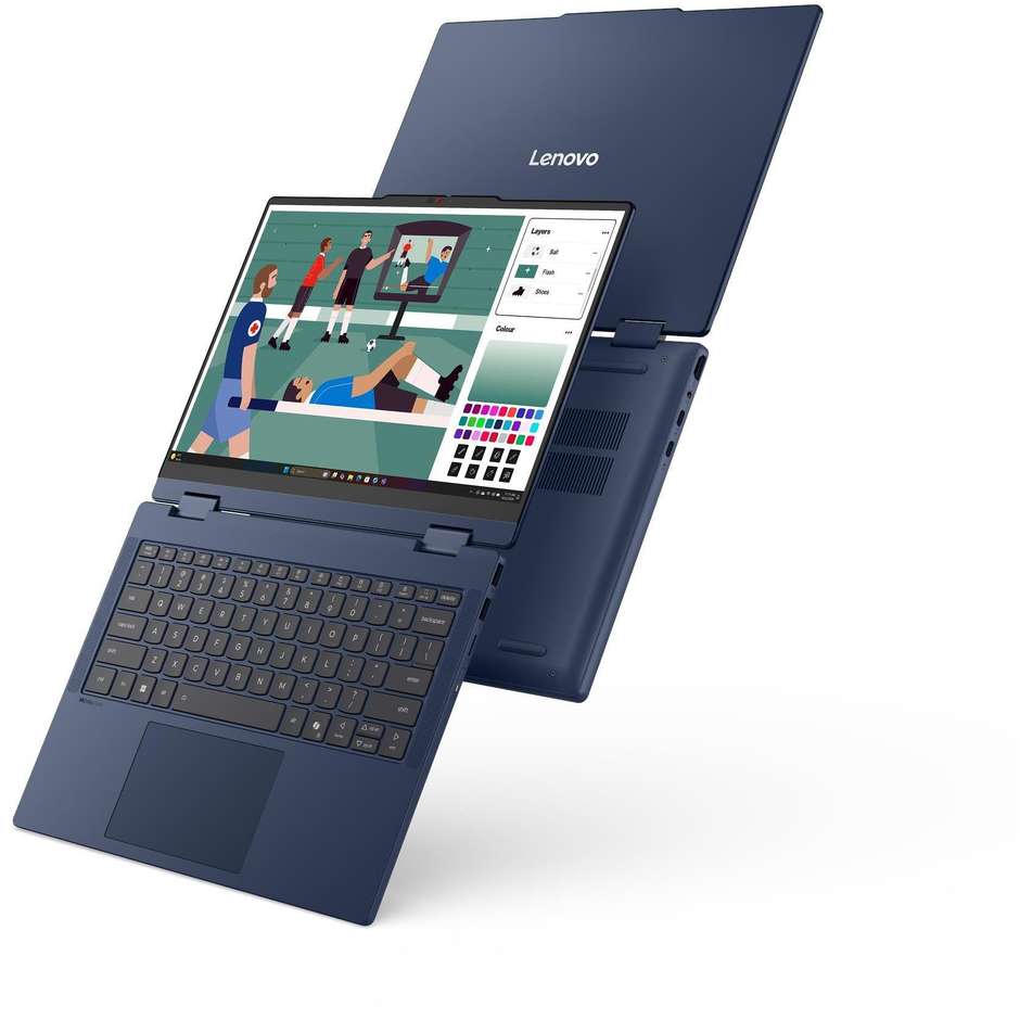 Lenovo IdeaPad 5 2-in-1 14″ WUXGA touch, Core Ultra 5 322, 16 GB, SSD 512 GB, Cosmic Blue