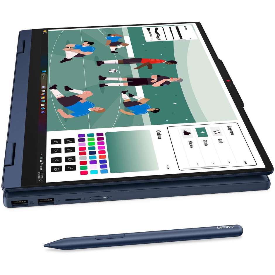 Lenovo IdeaPad 5 2-in-1 14″ WUXGA touch, Core Ultra 5 322, 16 GB, SSD 512 GB, Cosmic Blue