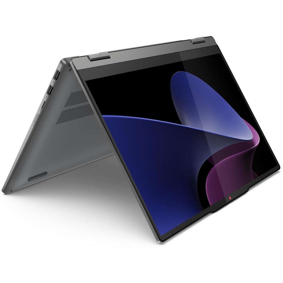 Lenovo IdeaPad 5 Notebook 2-in-1 14" Touch screen Ram 16 GB Memoria 512 GB Wi-Fi Windows 11 Home Colore Grigio