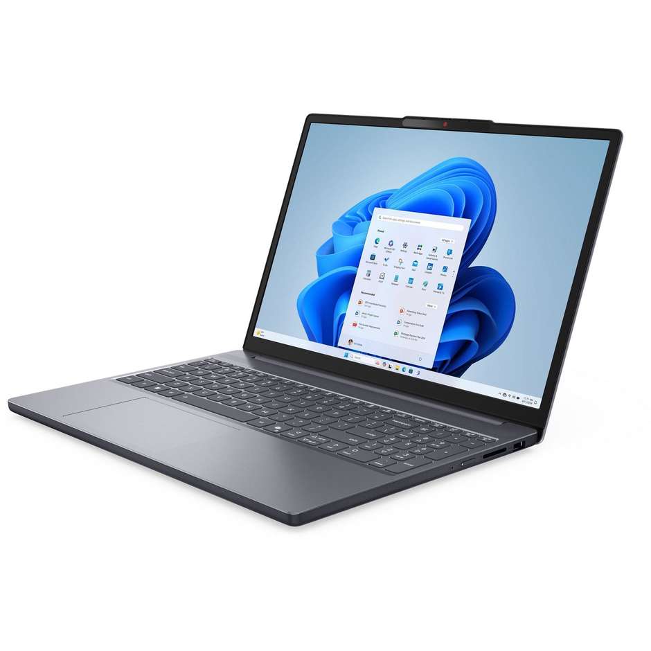 Lenovo IdeaPad Slim 3 Notebook 15.3" Ram 16 GB Memoria 512 GB Wi-Fi Windows 11 Home Colore Grigio