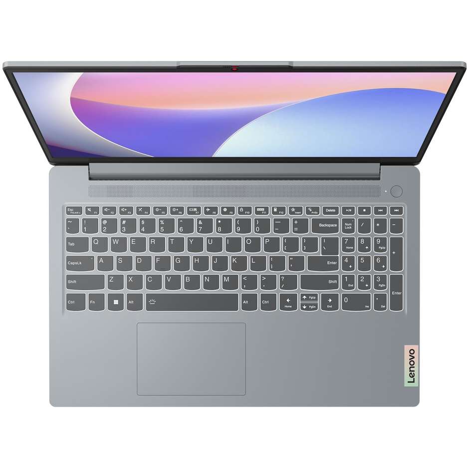 Lenovo IdeaPad Slim 5 16IAH8 (83EM00KJIX) Notebook 16" WUXGA IPS 16:10 300nits Intel Core i5-12450H RAM 16GB LPDDR5 SSD 512GB NVMe Intel UHD Graphics Wi-Fi 6E Windows 11 Home Grigio Nuvola