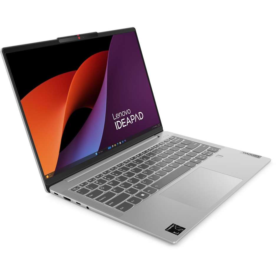Lenovo IdeaPad Slim 5x 14Q8X9 83HL001GIX Notebook 14" WUXGA OLED Snapdragon X Plus RAM 16 GB SSD 512 GB Windows 11 Home Grigio