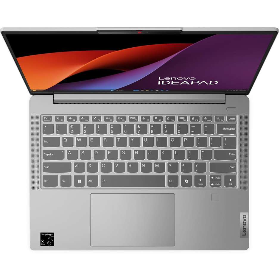 Lenovo IdeaPad Slim 5x 14Q8X9 83HL001GIX Notebook 14" WUXGA OLED Snapdragon X Plus RAM 16 GB SSD 512 GB Windows 11 Home Grigio