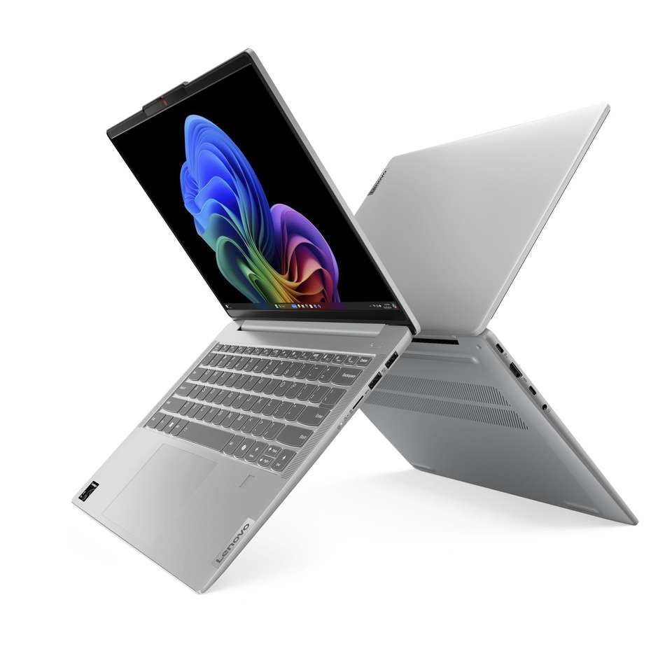 Lenovo IdeaPad Slim 5x 14Q8X9 83HL001GIX Notebook 14" WUXGA OLED Snapdragon X Plus RAM 16 GB SSD 512 GB Windows 11 Home Grigio