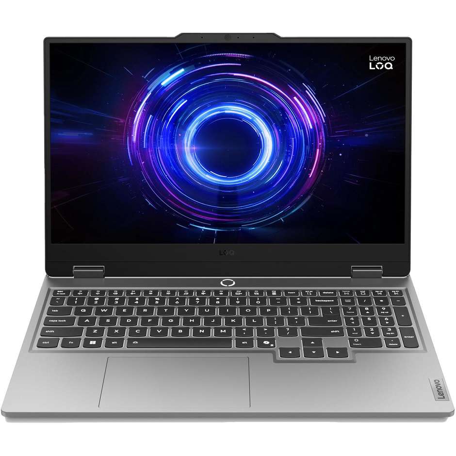 Lenovo LOQ 15.6" Full HD 144Hz Notebook Gaming Intel Core i5-13450HX RAM 16 GB SSD 512 GB NVIDIA GeForce RTX 5050 6GB Windows 11 Home Grigio