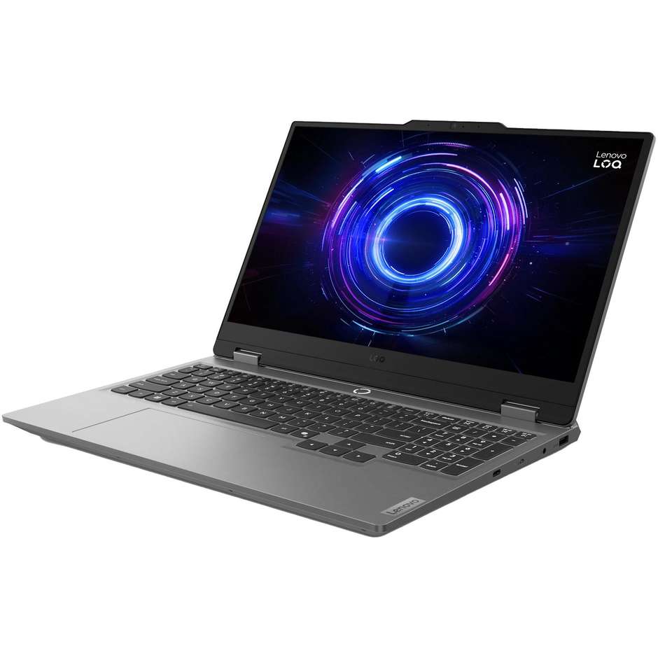 Lenovo LOQ 15.6" Full HD 144Hz Notebook Gaming Intel Core i5-13450HX RAM 16 GB SSD 512 GB NVIDIA GeForce RTX 5050 6GB Windows 11 Home Grigio