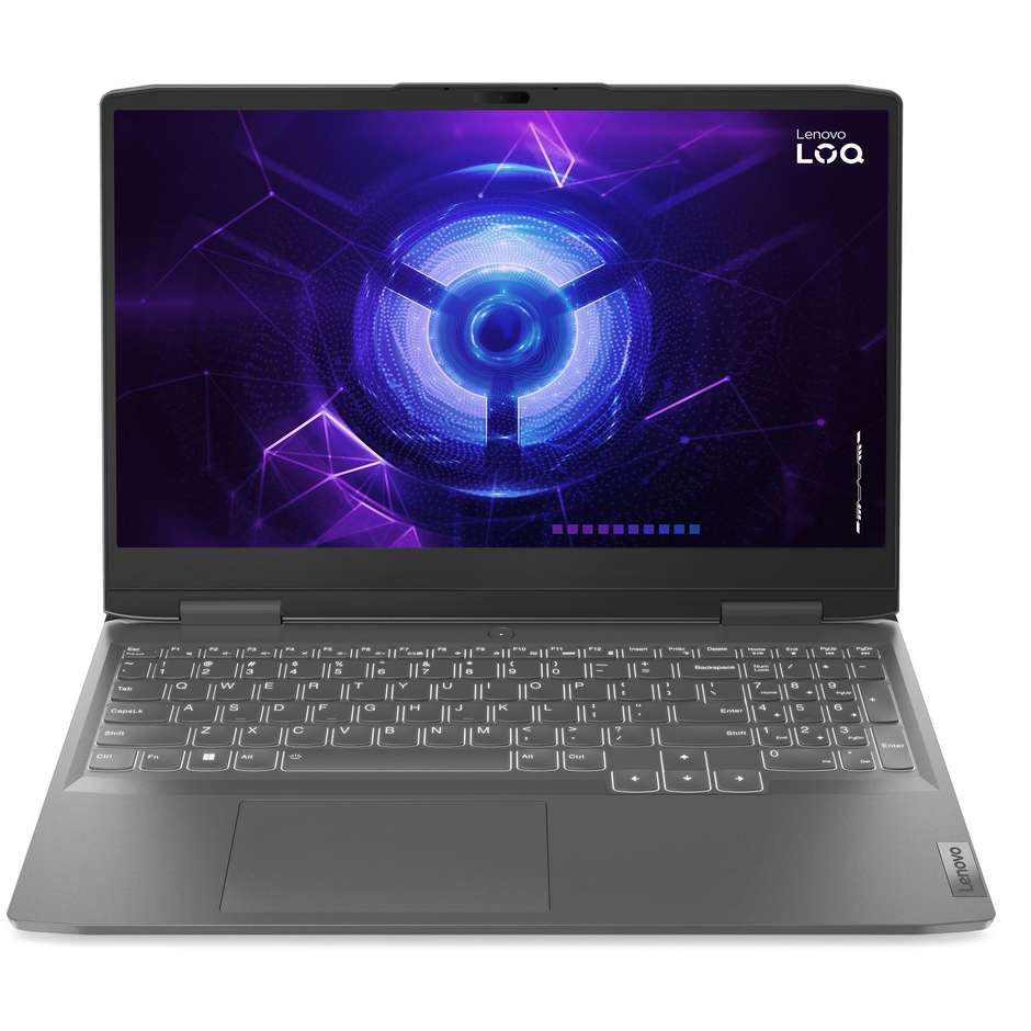 Lenovo LOQ Gaming 82XV007TIX Notebook 15" Full HD Ram 16GB Memoria 512GB Windows 11 Home Colore Grigio