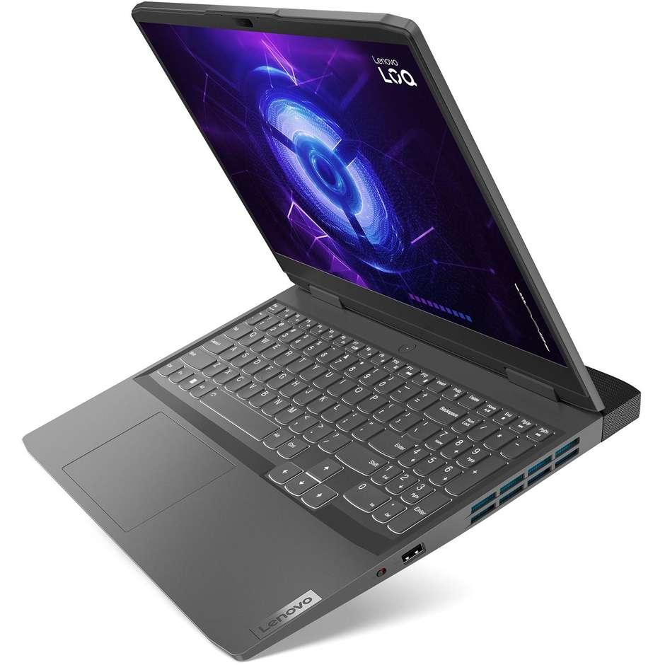 Lenovo LOQ Gaming 82XV007TIX Notebook 15" Full HD Ram 16GB Memoria 512GB Windows 11 Home Colore Grigio