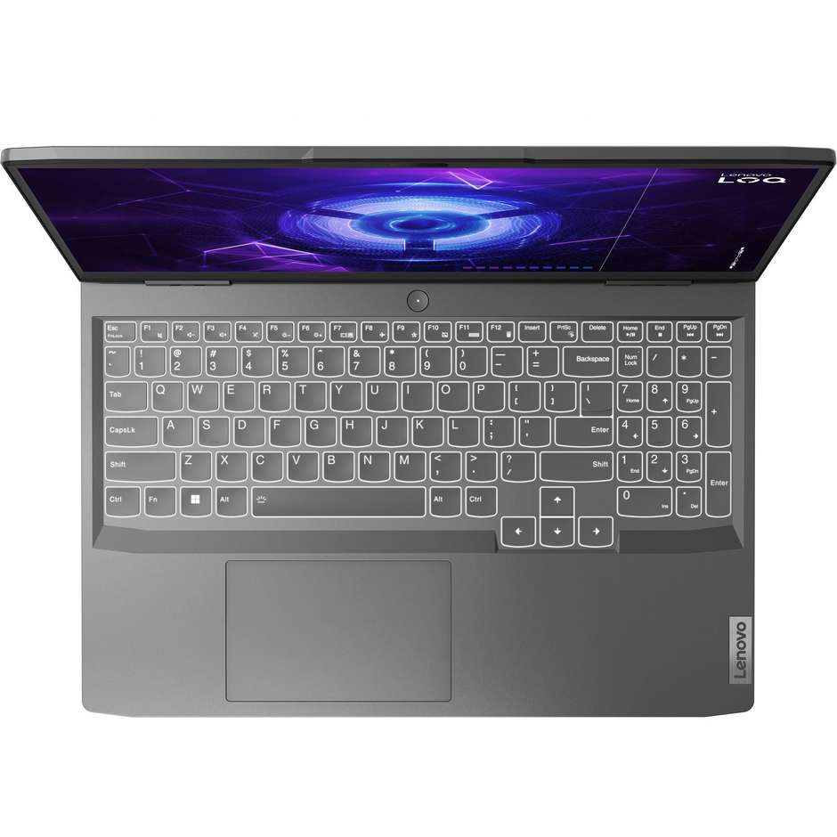 Lenovo LOQ Gaming 82XV007TIX Notebook 15" Full HD Ram 16GB Memoria 512GB Windows 11 Home Colore Grigio