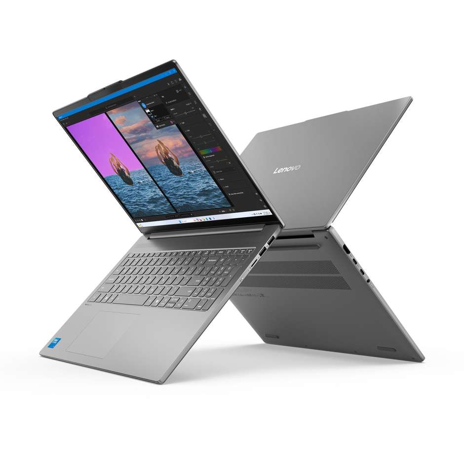 Lenovo Notebook 16" Ram 32 GB Memoria 1 TB Windows 11 Home Colore Grigio