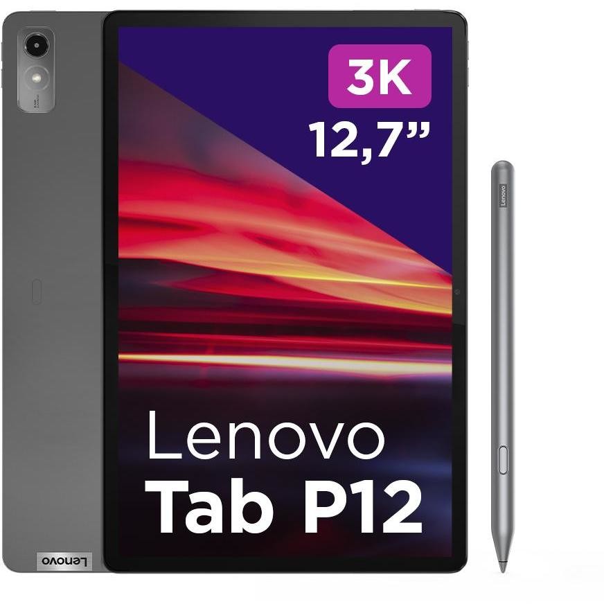 Lenovo P12 Tablet + Pen 12.7" Wi-Fi  Ram 8GB Memoria 128 GB Android 13 Colore Grigio