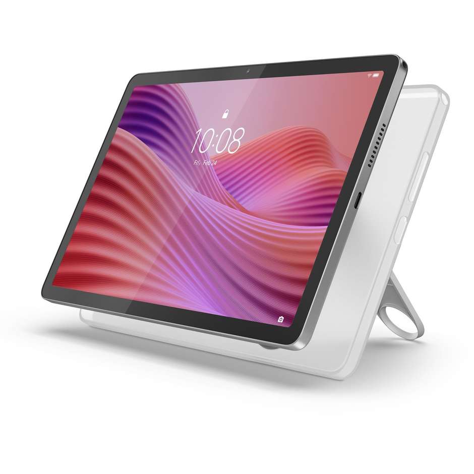 Lenovo Tab 10,1" WUXGA 4GB 128GB Wi-Fi Luna Grey con Clear Case