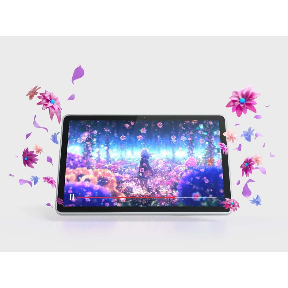 Lenovo Tab 10,1" WUXGA 4GB 128GB Wi-Fi Luna Grey con Clear Case