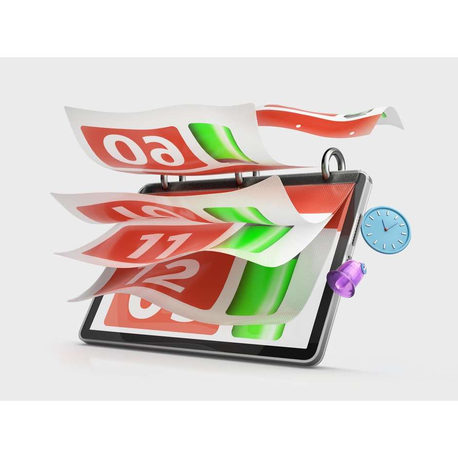 Lenovo Tab 10,1" WUXGA 4GB 128GB Wi-Fi Luna Grey con Clear Case