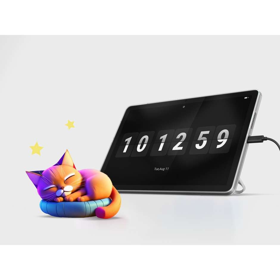 Lenovo Tab 10,1" WUXGA 4GB 128GB Wi-Fi Luna Grey con Clear Case