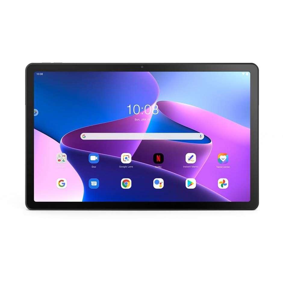 Lenovo Tab M10 Plus (terza generazione) Tablet 10.6" Wi-Fi+Cellular Ram 4 Gb Memoria 128 Gb Android 12 Colore Grirgio