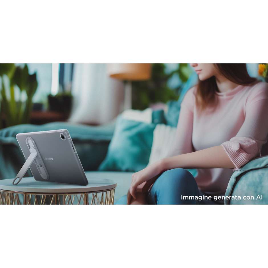 Lenovo Tab ZAEH0049SE Tablet 10,1" WUXGA MediaTek Helio G85 RAM 4 GB Memoria 128 GB Wi-Fi Android 14 Luna Grey
