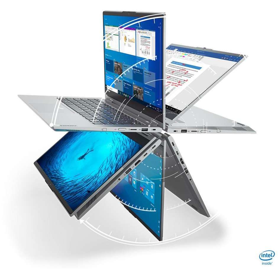 Lenovo ThinkBook 14s Yoga ITL Notebook 2in1 14" Intel Core i5-1135G7 Ram 8 GB SSD 512 GB Windows 10 Home