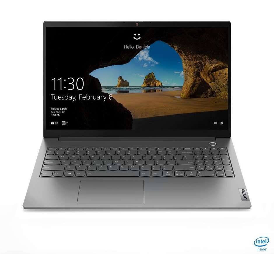 Lenovo ThinkBook 15 G2 Notebook 15,6'' Full HD Intel Core i5-11 Ram 8 Gb SSD 256 Gb Windows 10 Pro colore grigio