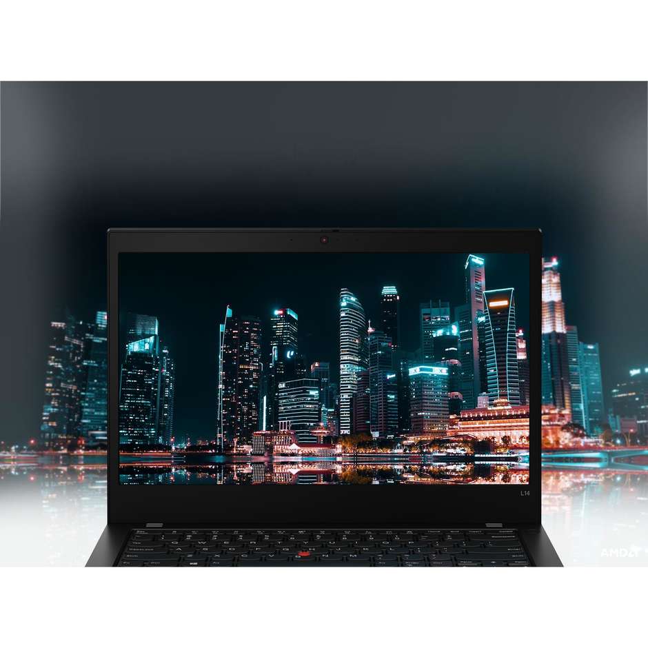 Lenovo ThinkPad L14 Notebook 14'' FHD AMD Rayzen 5 Ram 8 Gb SSD 512 Gb Windows 10 Pro colore nero