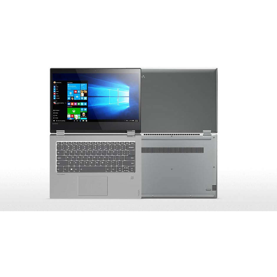 Lenovo YOGA 520-14IKB Notebook 2in1 14" touchscreen Intel Pentium 4415U Ram 4 GB SSD 256 GB Windows 10 80X8014GIX