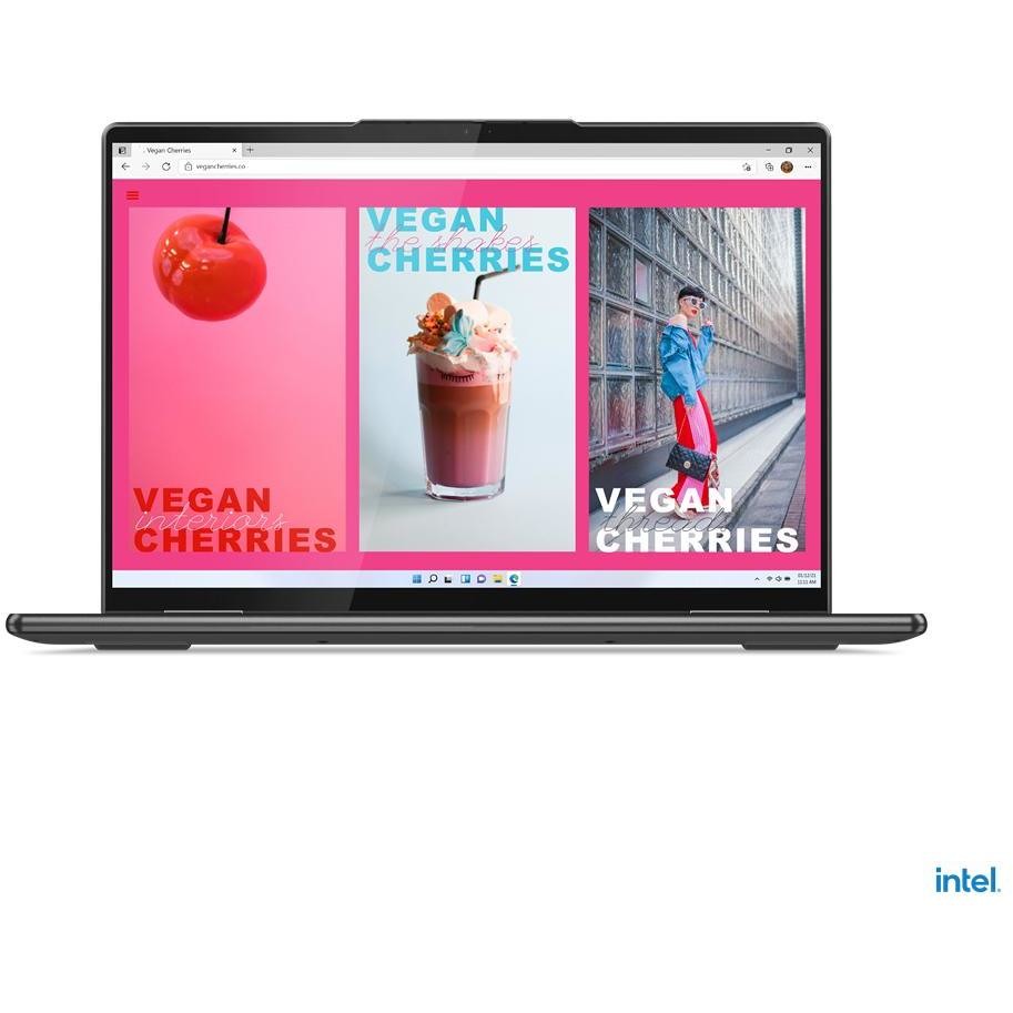Lenovo Yoga 7 Notebook 2-1 14" 2.2K HD Intel Core i5-12 Ram16 Gb SSD 512 Gb Windows 11 Home colore grigio