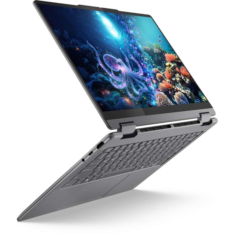 Lenovo Yoga 7i Notebook Convertibile 2-in-1 14" Ram 16 GB Memoria 512 GB - Windows 11 Home Colore Grigio