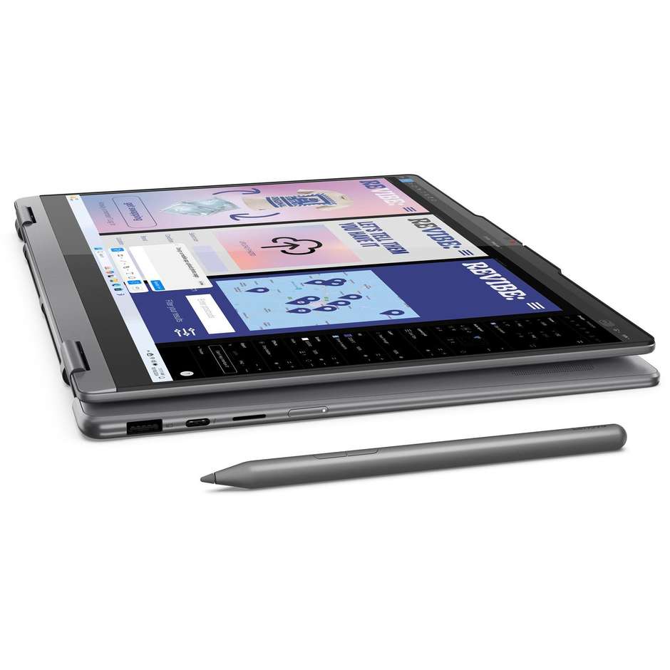 Lenovo Yoga 7i Notebook Convertibile 2-in-1 14" Ram 16 GB Memoria 512 GB - Windows 11 Home Colore Grigio