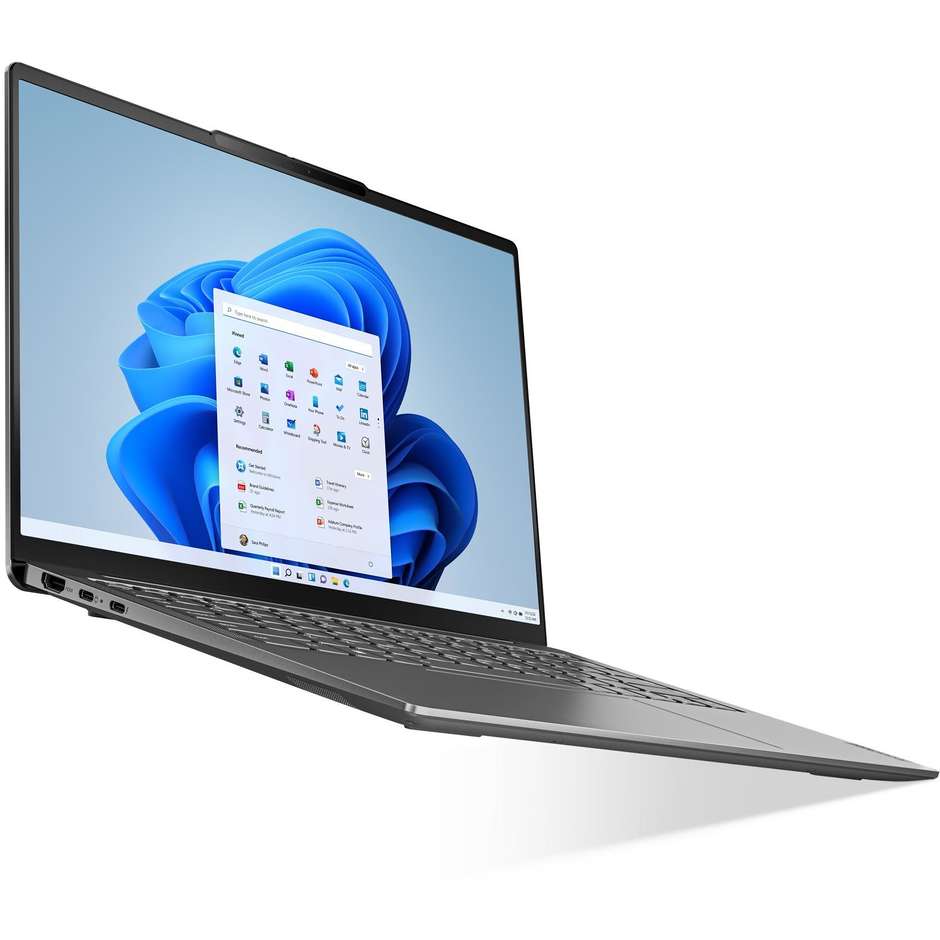 Lenovo Yoga Slim 6 Notebook 14" Ram16 GB Memoria 512 GB Windows 11 Home Colore Grigio