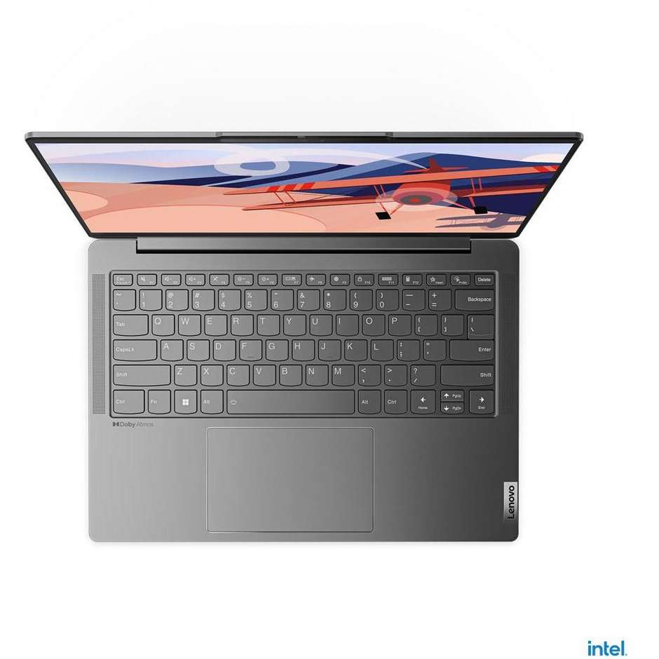 Lenovo Yoga Slim 6 Ultrathin Notebook 14"  Full HD Ram 16 GB Memoria 512 GB Windows 11 Home Colore Grigio