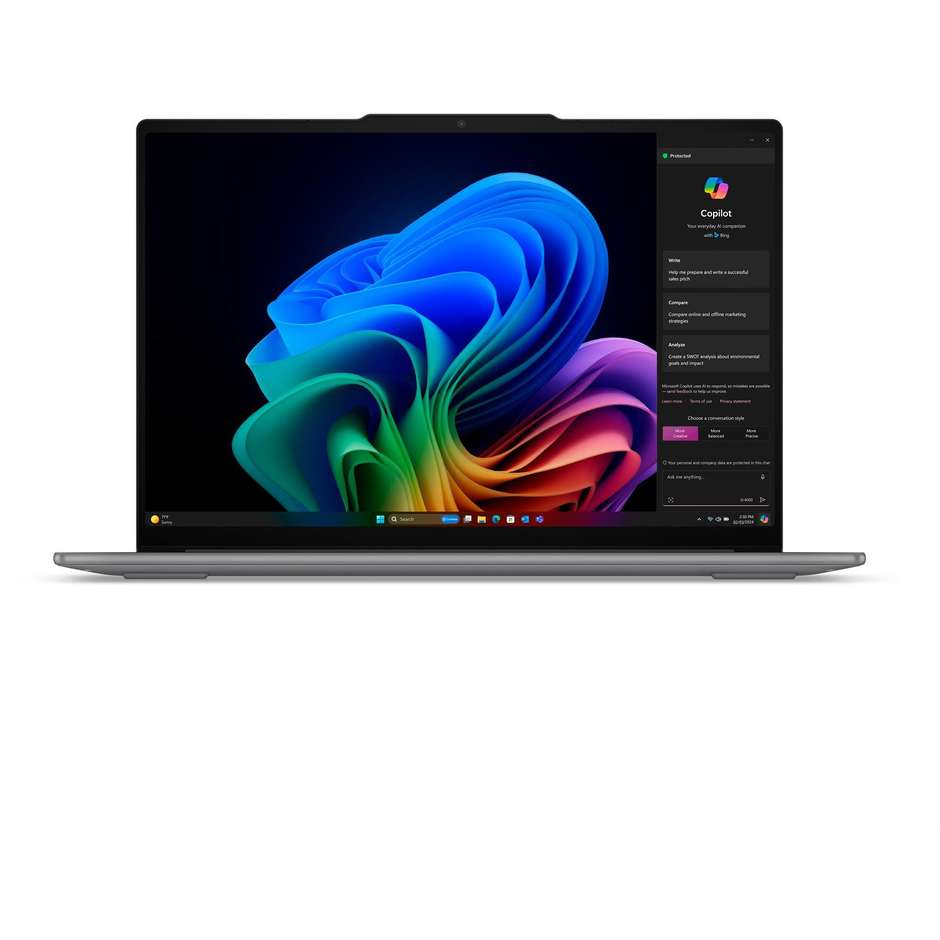 Lenovo Yoga Slim 7 83HM000UIX Notebook 15.3" Ram 16 GB Memoria 1 TB Windows 11 Home Colore Grigio