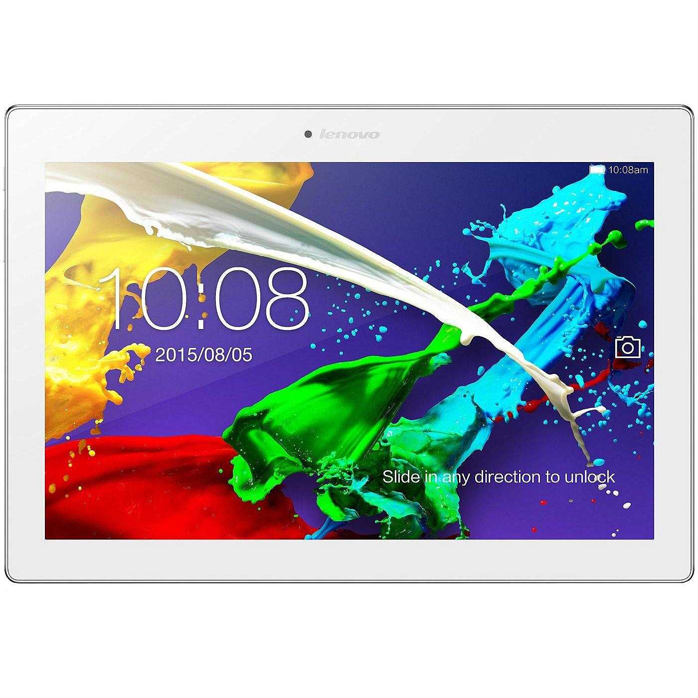 Lenovo ZA000049DE Tablet Android Display 10 Pollici Full HD Ram 2GB Memoria  16GB Fotocamera 8 Mega Pixel Colore Bianco - Computer Tablet - ClickForShop