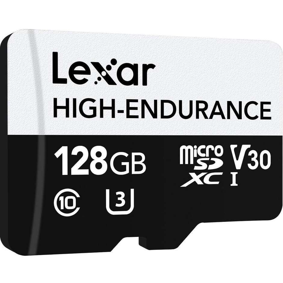 Lexar High-Endurance microSDXC 128 GB UHS-I U3 V30 Classe 10