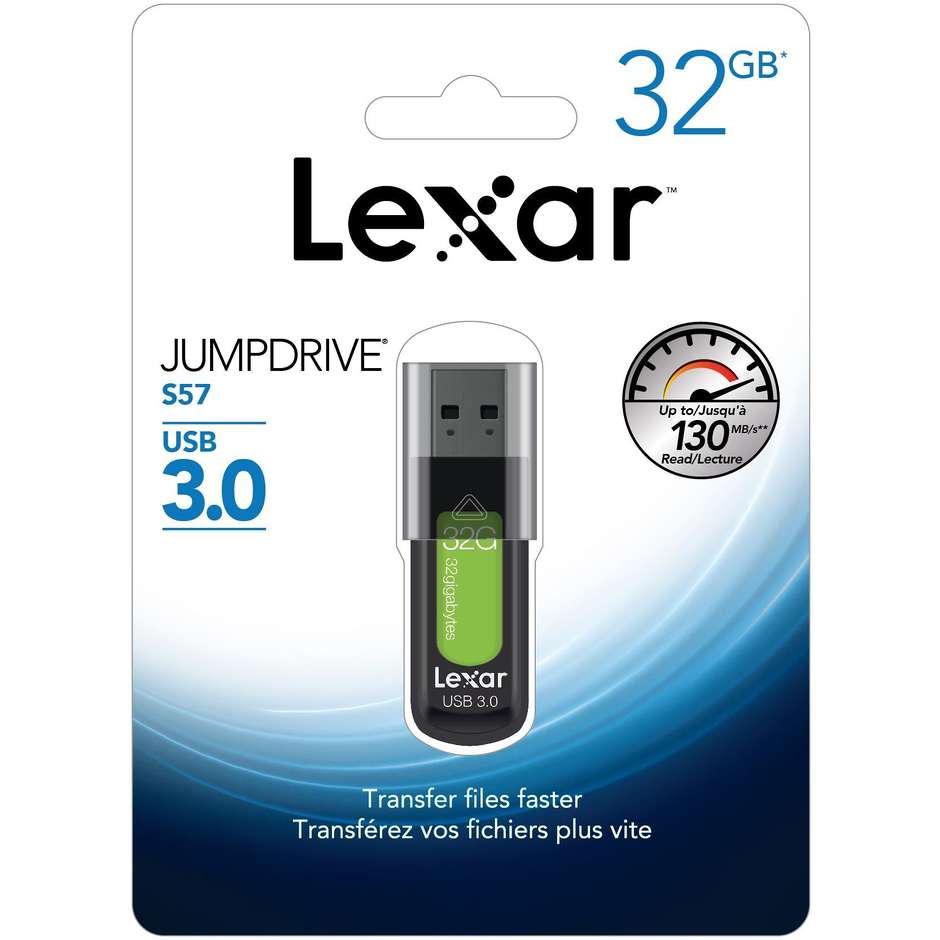 Lexar LJDS57-32ABNL Pendrive 32 GB S57 USB 3.0