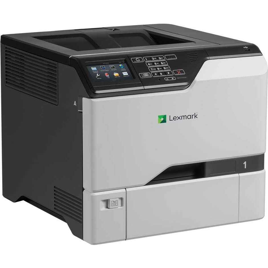 Lexmark CS727DE Stampante Laser a Colori Formato A4 Connettività Wireless USB Colore Grigio/ Nero