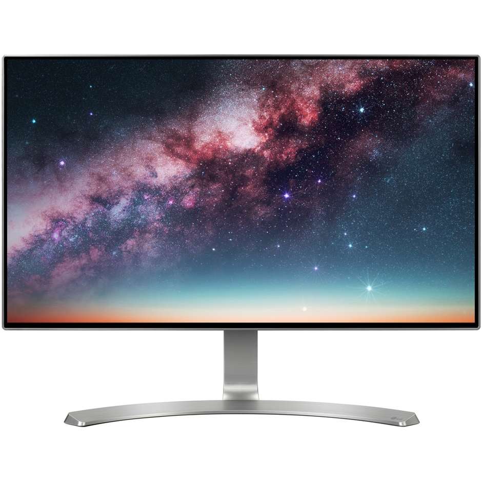 LG 24MP88HV-S Monitor PC IPS 24" Full HD classe A colore argento