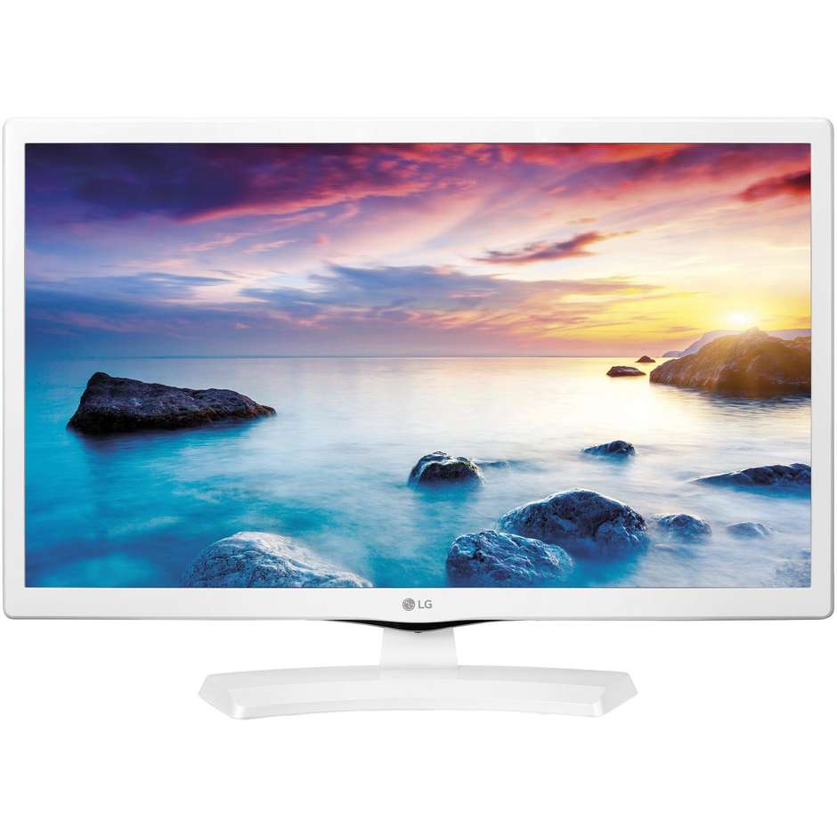 LG 24MT48VW WZ Tv LED 24" HD Ready monitor classe A bianco