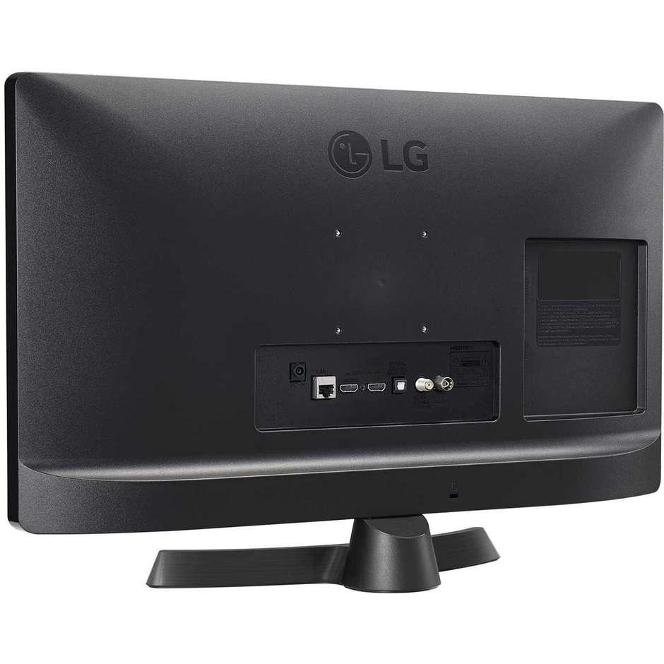 Lg 24TQ510S-P Smart TV LED 24" HD Ready Wi-Fi DVB-T2 Classe E Nero
