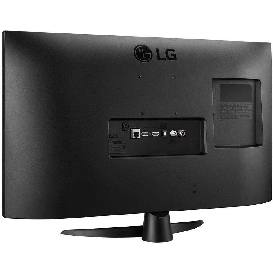 LG 27TQ615S-P Monitor TV 27" Full HD IPS Smart webOS 22 DVB-T2/S2 Nero