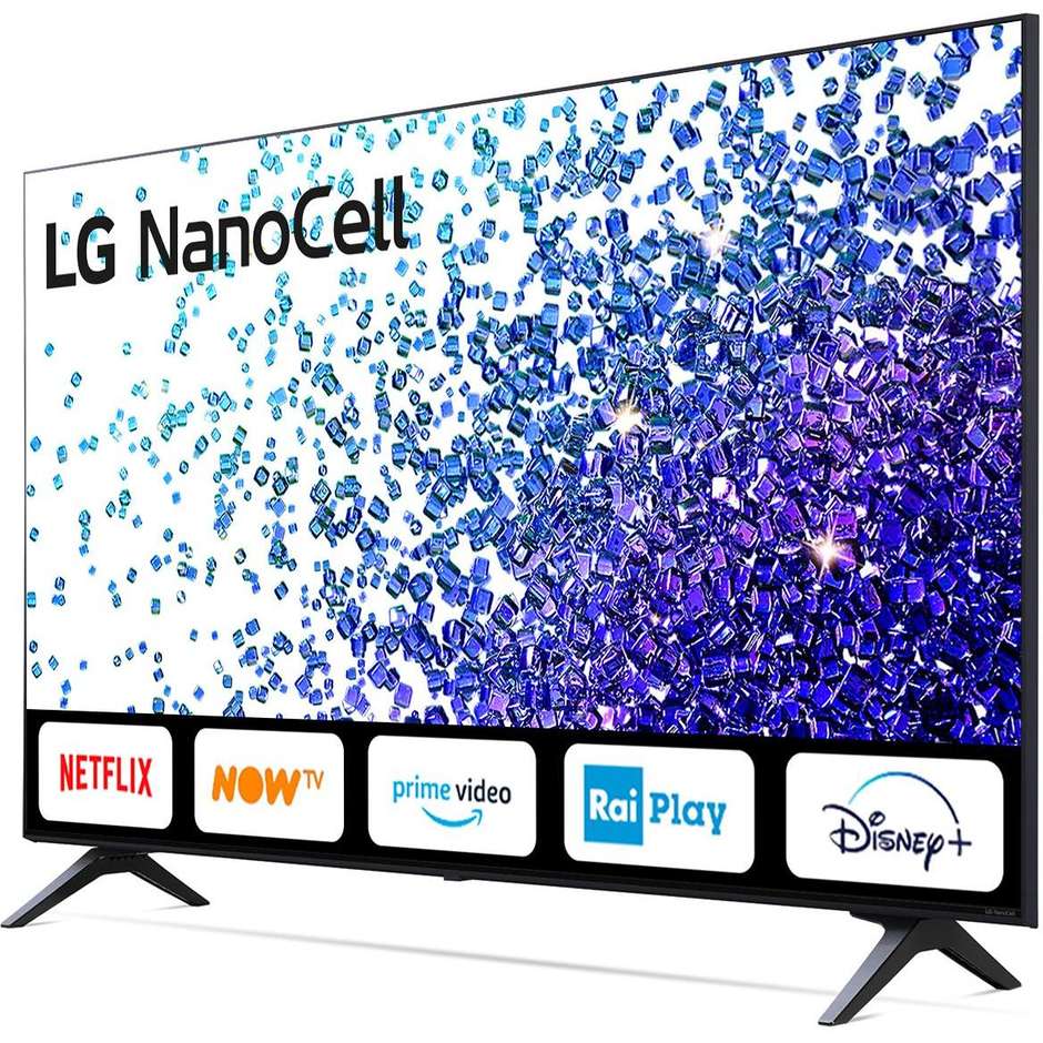 LG 43NANO796P Tv NanoCell 43" 4K Ultra HD Smart Tv Wi-Fi Classe G Colore cornice Nero