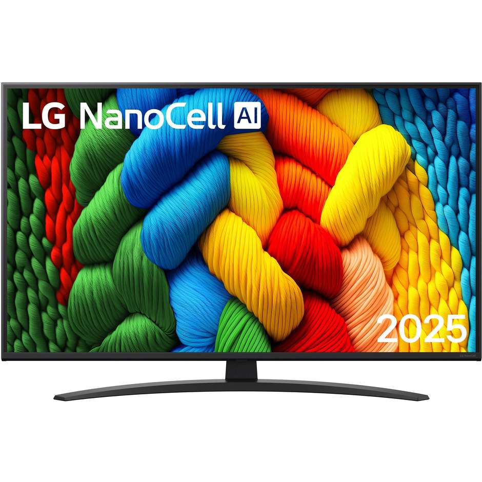 LG 43NANO81A6A.API Smart TV 43" NanoCell 4K UHD webOS 25 HDR10 Nero